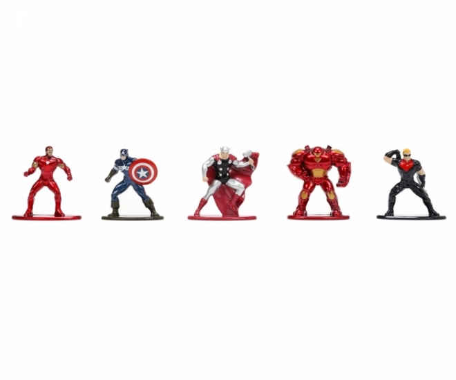 Figurines de collection Nano en métal de Marvel 20 pièces