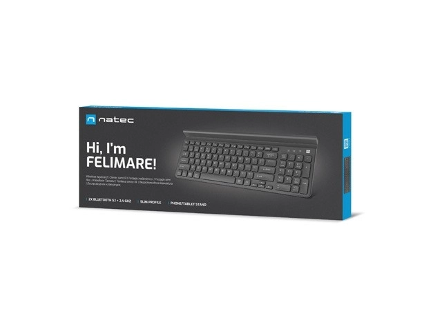 Clavier sans fil Natec Felimare Bluetooth noir