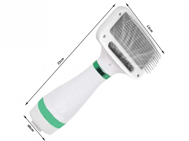Sèche-cheveux brosse peigne 2en1 pour animaux de compagnie