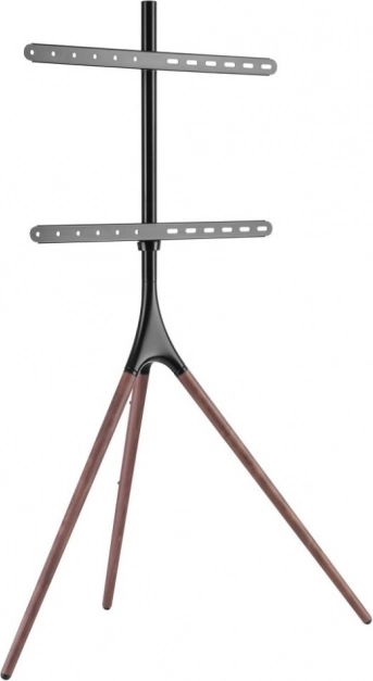 Trépied sur pied pour TV 45–65" avec pieds en bois, 32 kg