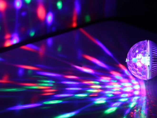 Boule disco à LED rotative E27