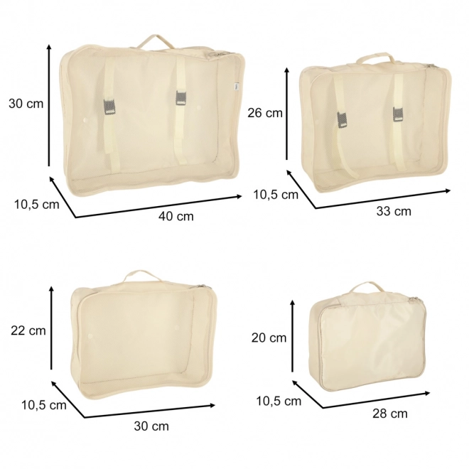 Ensemble d'organisateurs de voyage pour valise - 8 pièces