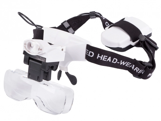 Loupe horlogère 6x avec deux LED