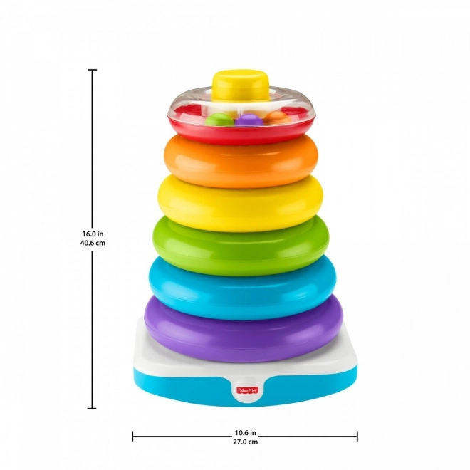 Grande pyramide d'anneaux Fisher-Price
