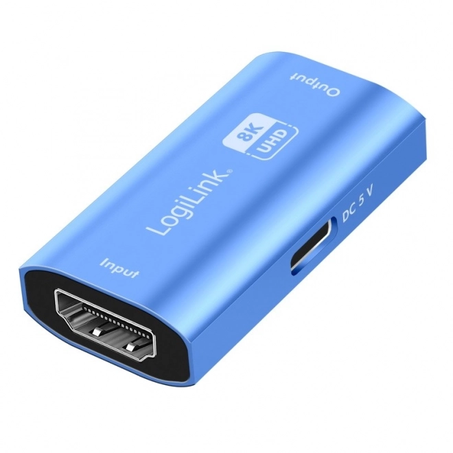 Répéteur HDMI 8K/60HZ HDCP2.3, aluminium bleu