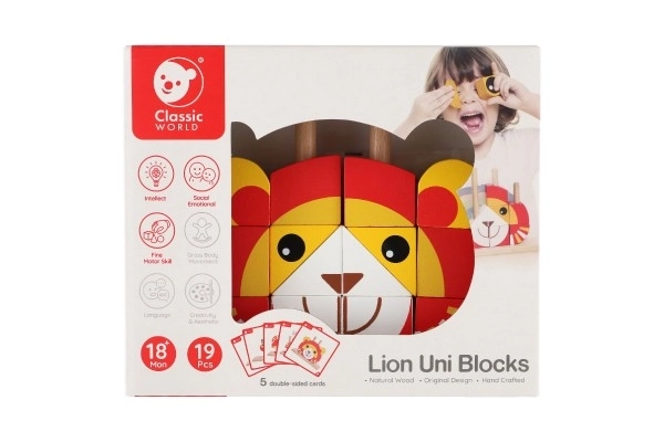 Casse-tête en bois - Lion