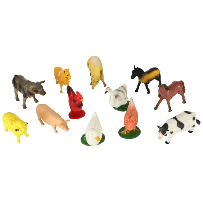 Ensemble de Figurines Éducatives d'Animaux de la Ferme