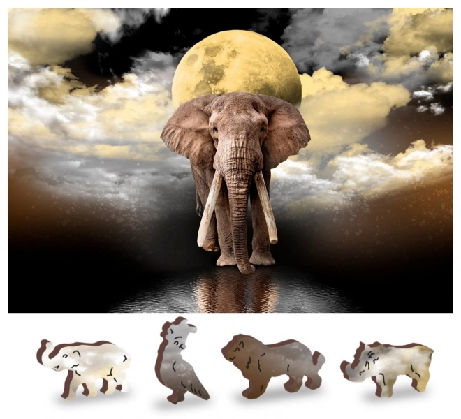 Puzzle en bois Rêves d'Éléphant