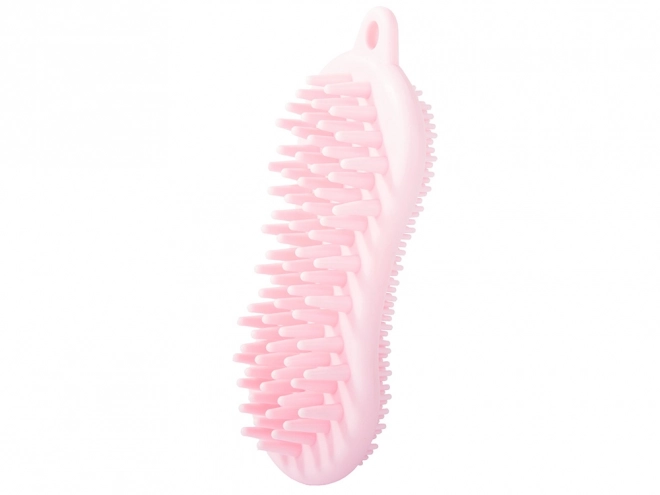 Brosse de massage en silicone pour le corps et la tête