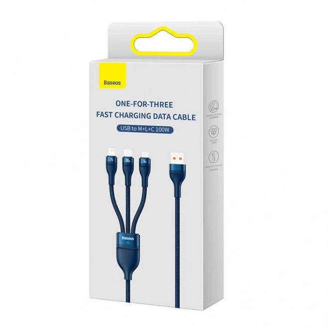 Câble de charge Baseus 3en1 avec charge rapide