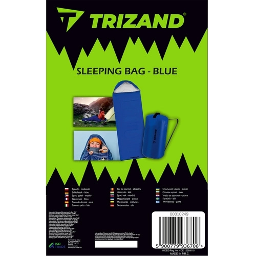Sac de couchage léger avec capuche Trizand pour une utilisation en extérieur
