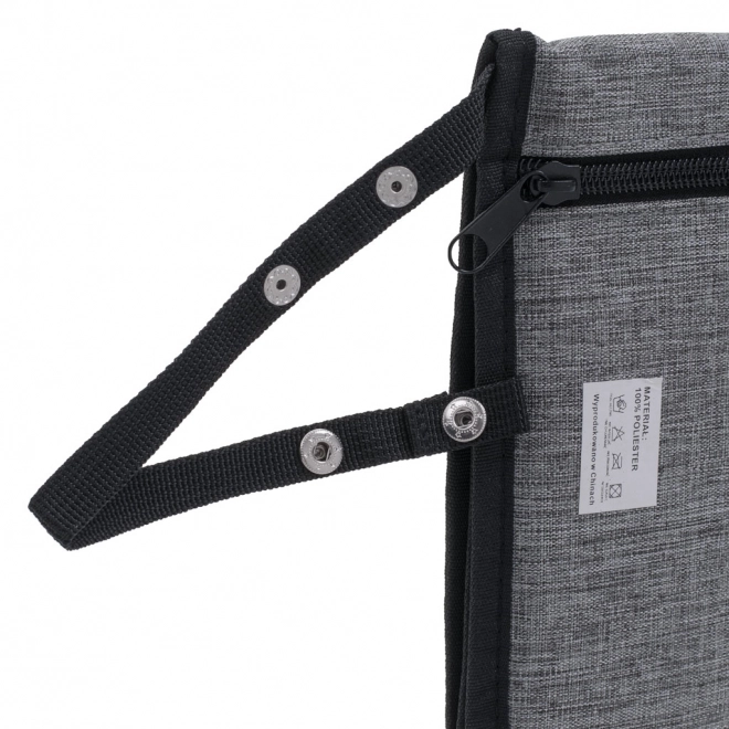 Tapis à langer de voyage gris