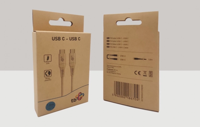 Câble USB-C écologique vers USB-C 1m