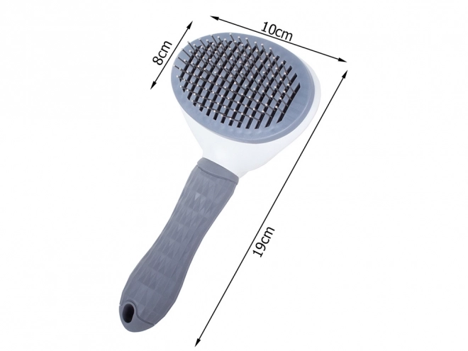 Brosse autonettoyante pour chiens et chats