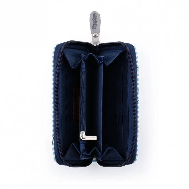 Portefeuille femme Navy Flowers
