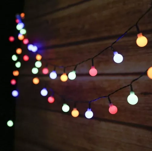 Guirlande solaire avec lumières multicolores Gardlov