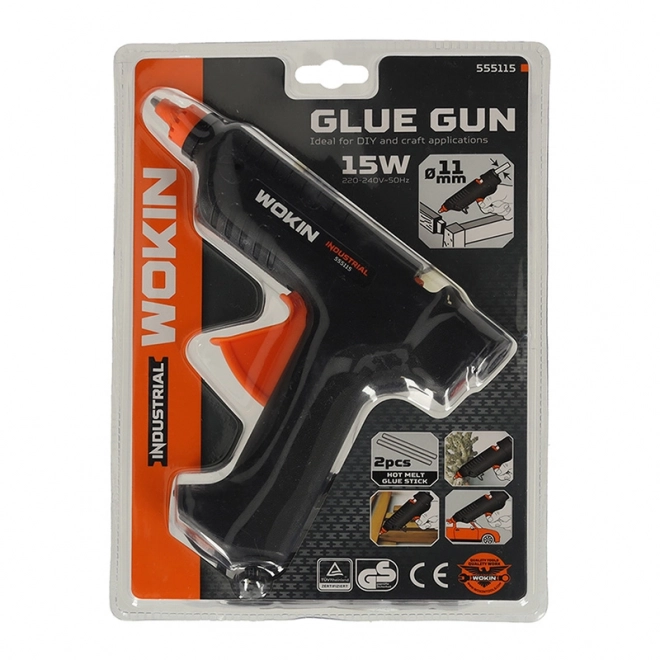 Pistolet à colle chaude 15W + cartouches 11,2mm