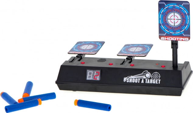Cible électronique de tir avec 3 cibles et compteur numérique
