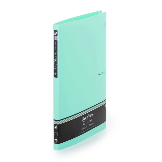 Livre de catalogue A4 Pastelini vert