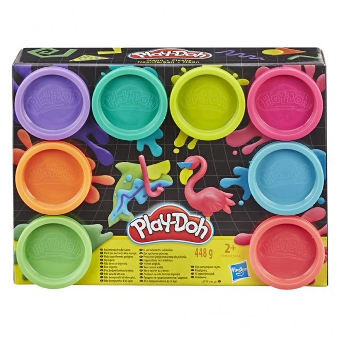 Ensemble de pâte à modeler néon Play-Doh 8-Pack