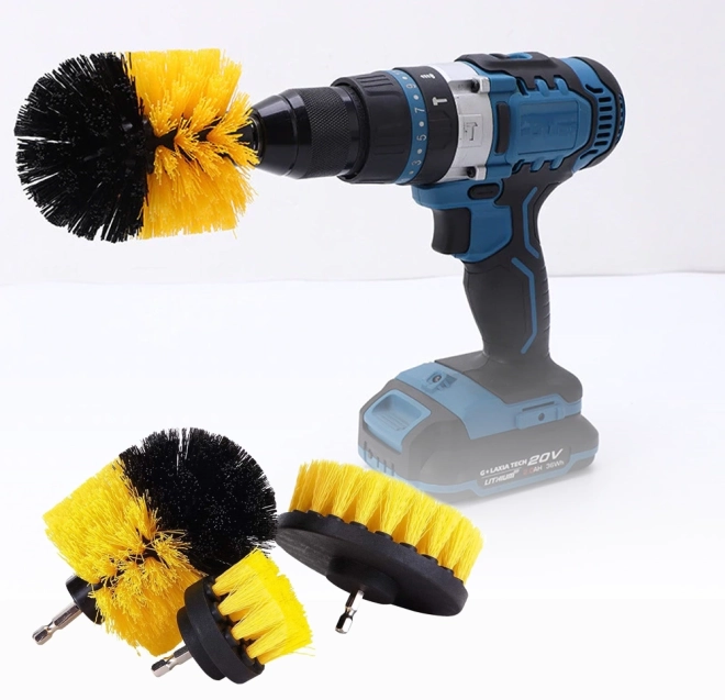 Brosses de nettoyage pour perceuse ou tournevis