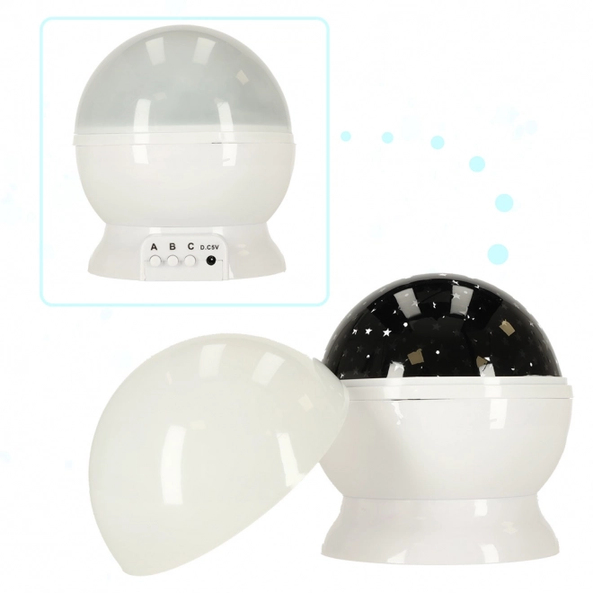 Lampe de nuit étoilée – Blanc