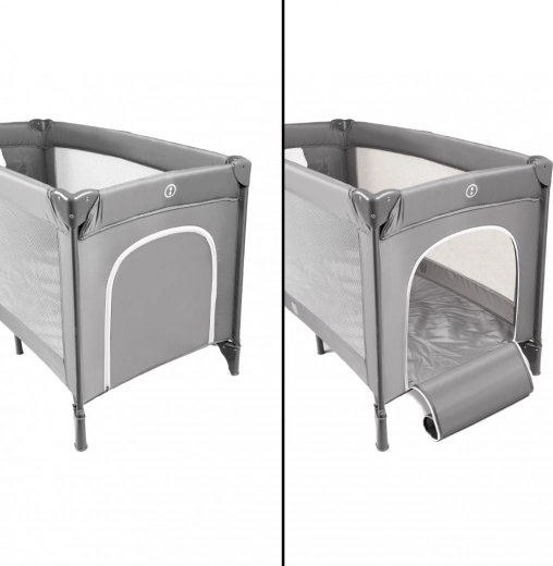 Côtés respirants et entrée latérale zippée