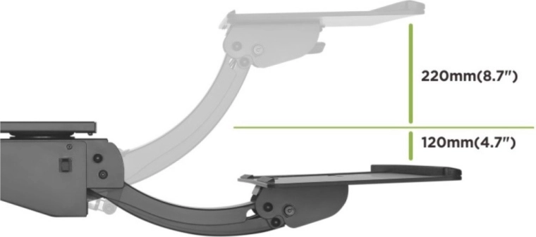 Coulissement fluide et portée ajustable