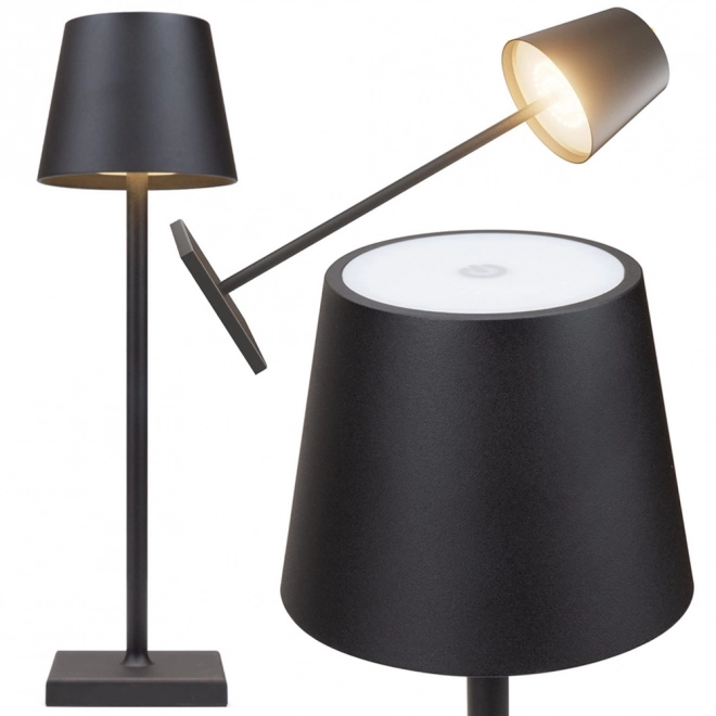 Lampe de chevet tactile de table 3 niveaux haute sans fil usb