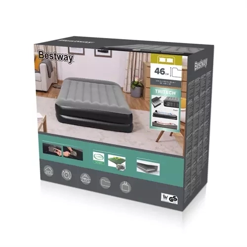 Matelas Bestway avec pompe 203x152x46cm