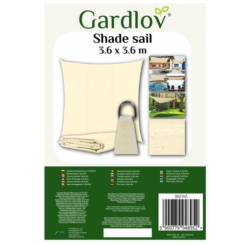 Bâche solaire 3,6x3,6 m Gardlov 23165