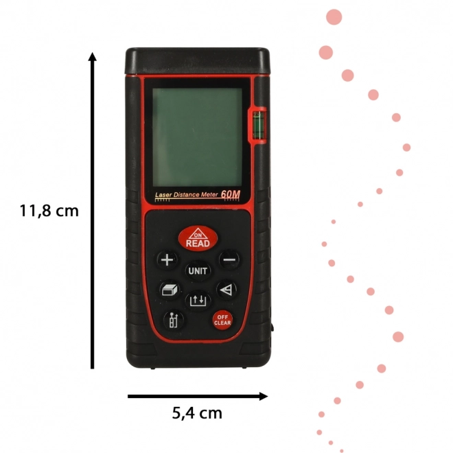 Télémètre laser Kafuwell avec mesure jusqu'à 60 m