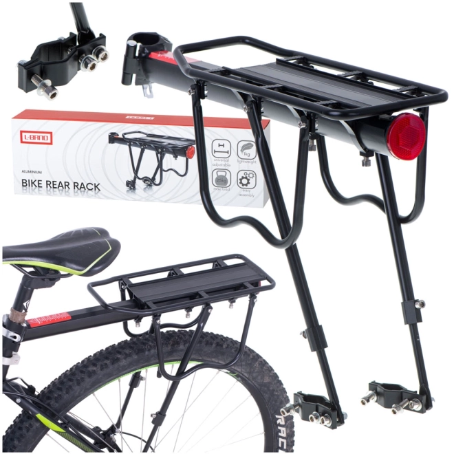 Porte-bagages arrière universel en aluminium pour vélo