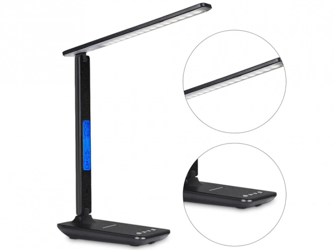Lampe de bureau scolaire moderne avec USB et chargeur Qi
