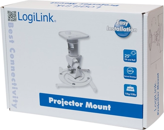 Installation facile sur plafond plat