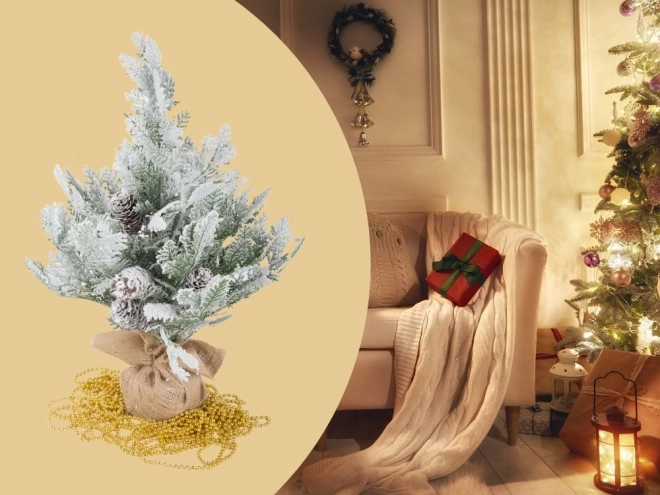 Arbre de Noël artificiel enneigé 45 cm