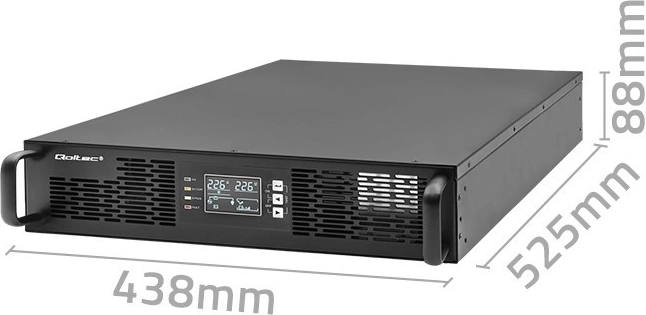 Panneau LCD clair et format rack