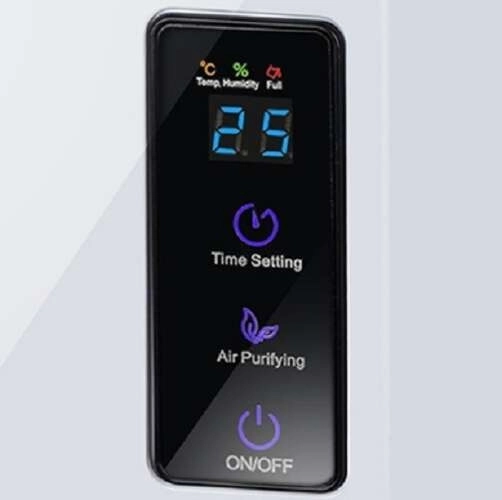 Déshumidificateur et purificateur d'air 2 en 1 avec lampe UV et TiO2