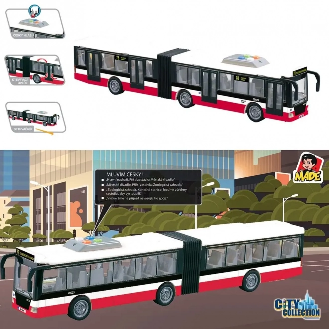 Autobus à inertie avec effets sonores et lumineux
