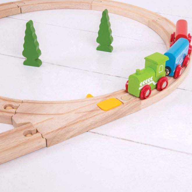 Grandes aiguillages Bigjigs Rail 2 pcs