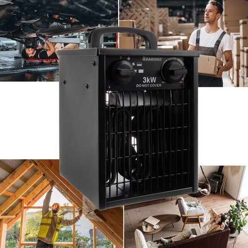 Chauffage électrique avec ventilateur Kaminer 24361