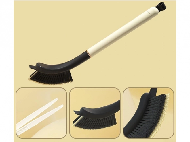Brosse de nettoyage pour fentes 2 en 1