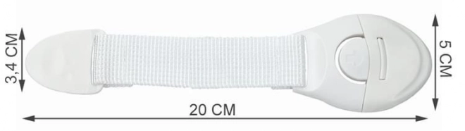 Verrouillage pour armoires 10 pcs blanc
