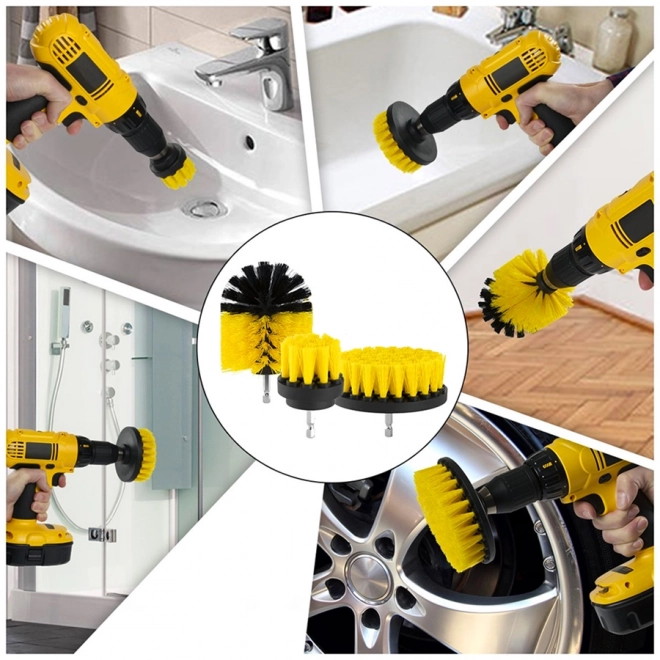 Brosses de nettoyage pour perceuse ou tournevis
