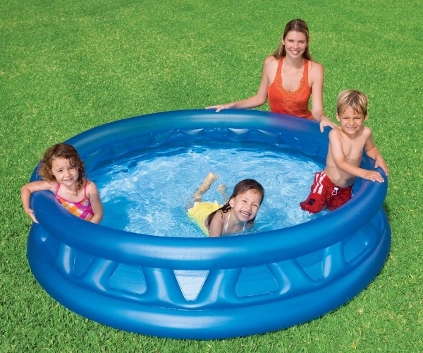 Piscine gonflable ronde 188x46cm en boîte