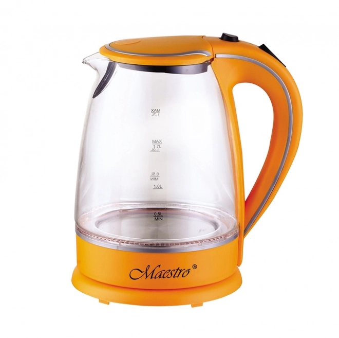 Bouilloire en verre 1,7 l 2000 W MR-064-ORANGE