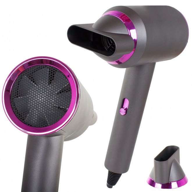 Séchoir à cheveux LED réglable avec puissance d'ionisation