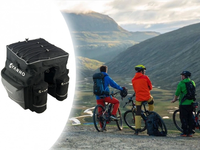 Grande sacoche de vélo pour porte-bagages