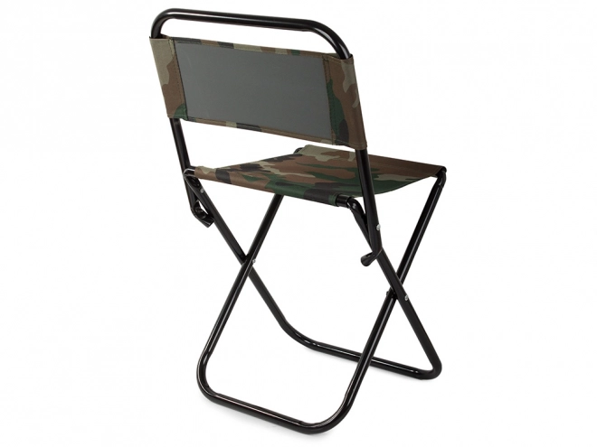 Chaise pliante de camping pour la pêche camouflage