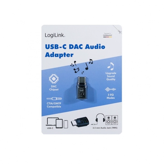 Adaptateur audio USB-C/M vers 3.5mm/F avec DAC et EQ